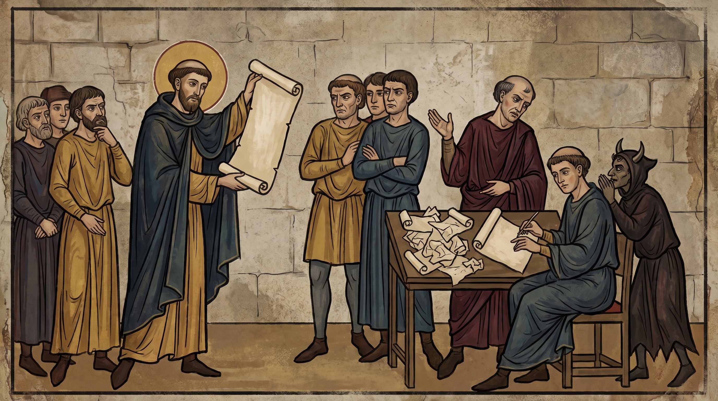 El papa León IX utilizó la Donación de Constantino en 1054 para argumentar la primacía de Roma ante Constantinopla durante el Cisma de Oriente - (Imagen Ilustrativa Infobae)