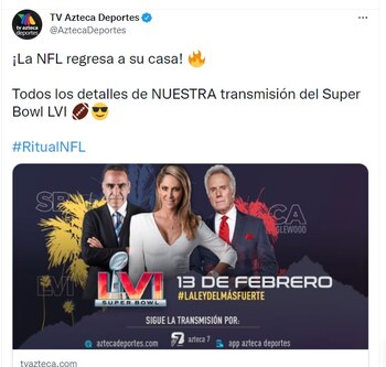 TV Azteca transmitirá el Super