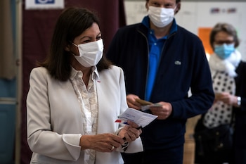 Anne Hidalgo en el Hotel