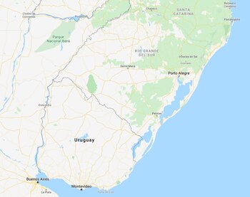 Limite fronterizo entre uruguay y
