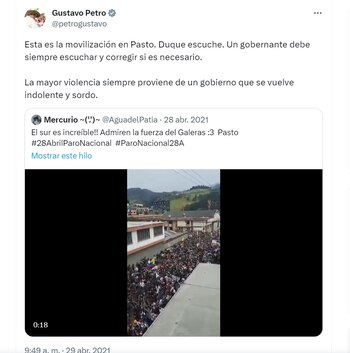 Cuando Petro le pedía a