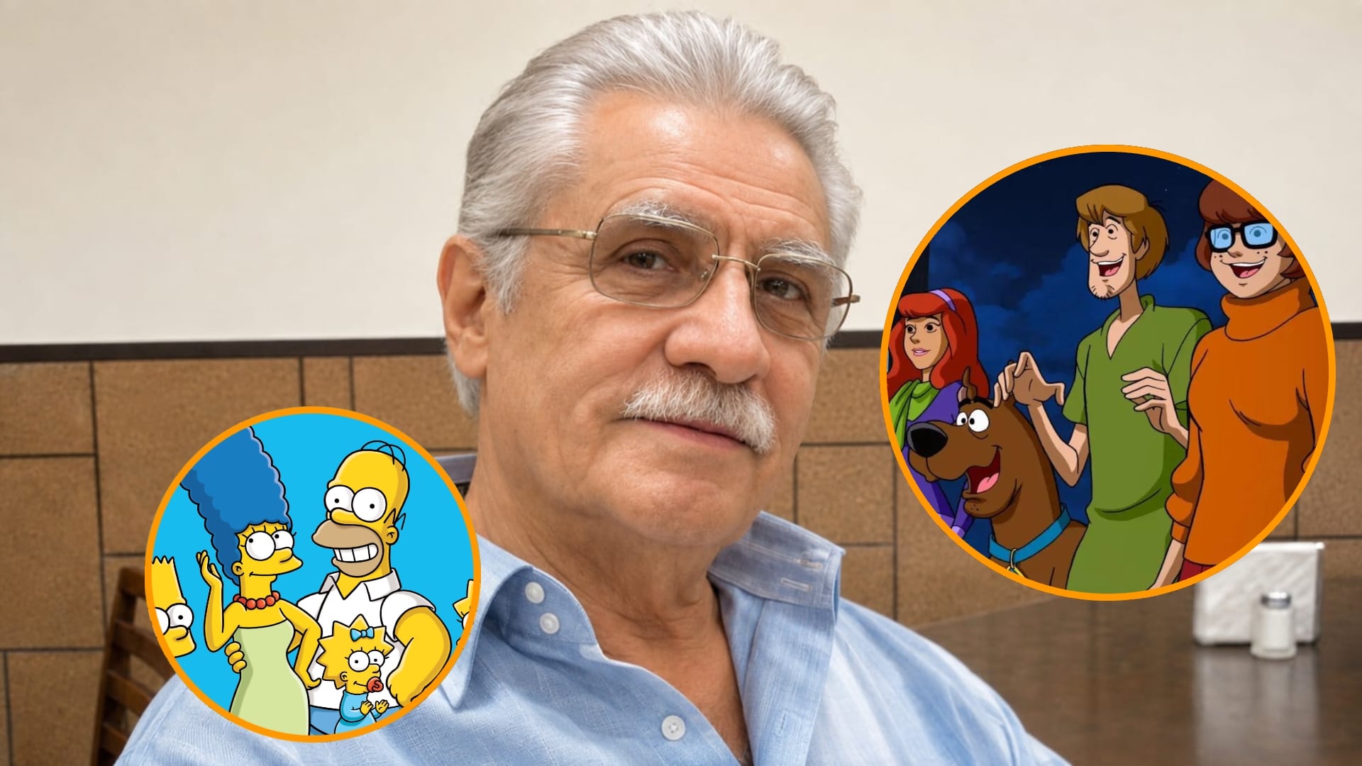El actor de doblaje Francisco Reséndez falleció a los 85 años, reconocido por sus trabajos en series animadas como Los Simpson y Scooby-Doo. (X: @WDN_Topic)