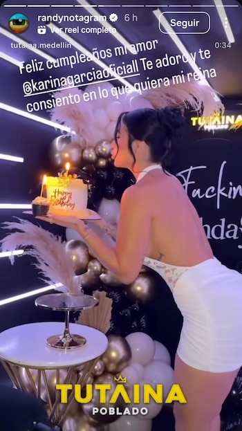 Mensaje de Randy para Karina