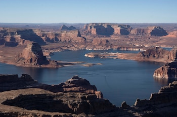 El nivel de Lake Mead,