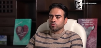 Jeisson Rosas Lopez, coach de Zulma Guzmán - crédito Captura de Video Los Informantes/YouTube