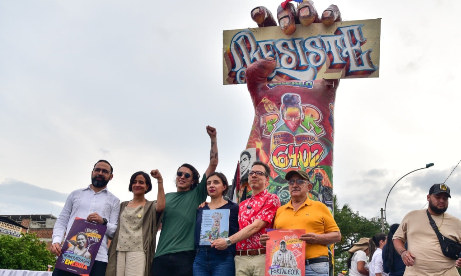 Este es el monumento a la resistencia, en Cali - crédito @mincultura/X