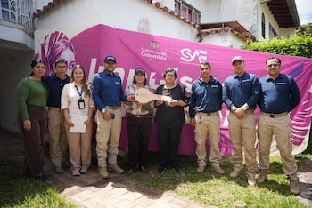 La SAE entregó de manera definitiva a Migración Colombia un predio en El Barzal de Villavicencio para la nueva sede del Centro Facilitador de Servicios Migratorios de la Regional Orinoquía - crédito SAE