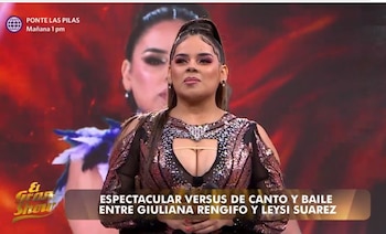 Giuliana Rengifo toma la palabra.
