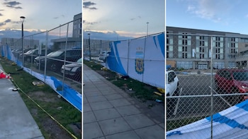 Las impactantes imágenes del temporal que azotó el hotel de la selección argentina durante su concentración en Kansas para el Mundial