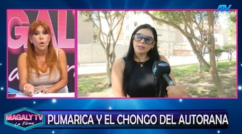 Vanessa Pumarica cuenta cómo nació el proyecto de comprar una vivienda de Christian Domínguez y Pamela Franco. Captura: Magaly TV La Firme.