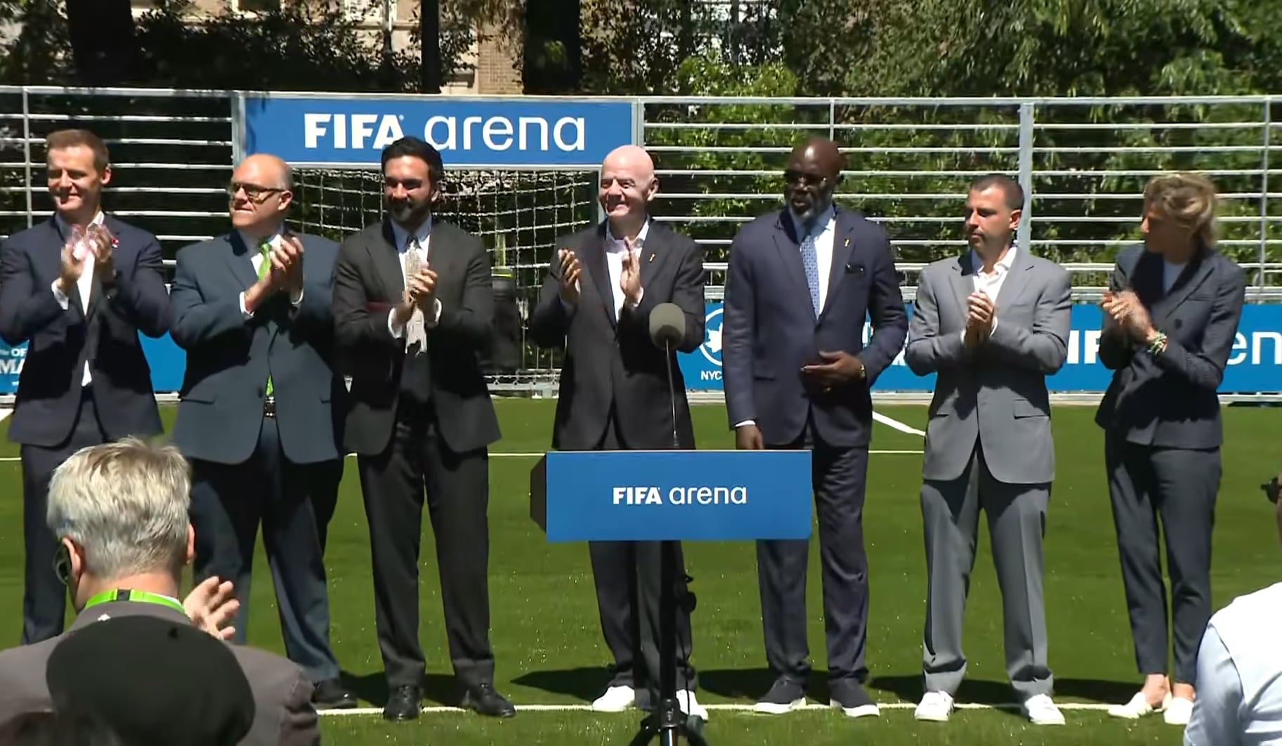 La FIFA Arena funcionará en Central Park del 10 de junio al 18 de julio con clínicas gratuitas, torneos comunitarios y espacios de juego libre (NYC Mayor´s Office)