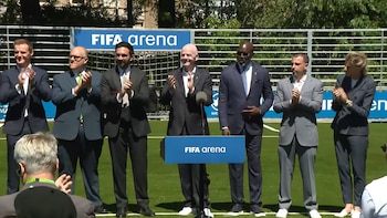 FIFA y NYC celebran la preparación del Great Lawn para la Copa Mundial
