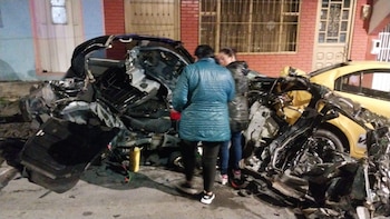 En su recorrido, el camión