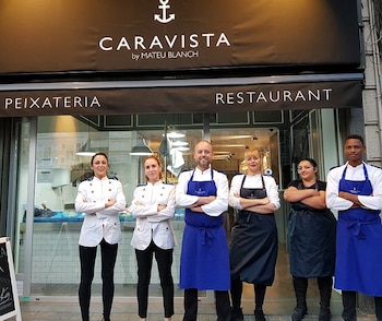 Mateu Blanch, junto al resto