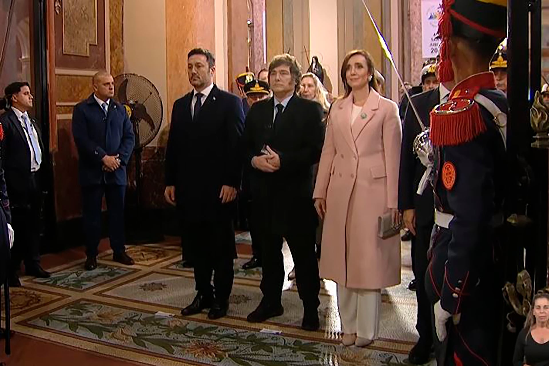 Javier Milei y Victoria Villarruel en el Tedeum del año pasado