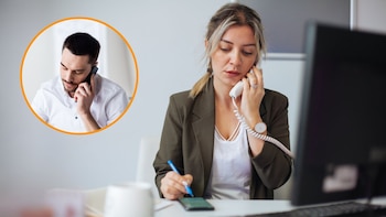 Un trabajador llama a la