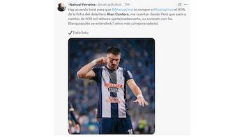 Alan Cantero será comprado por