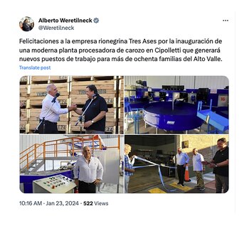 Antes de su internación, el