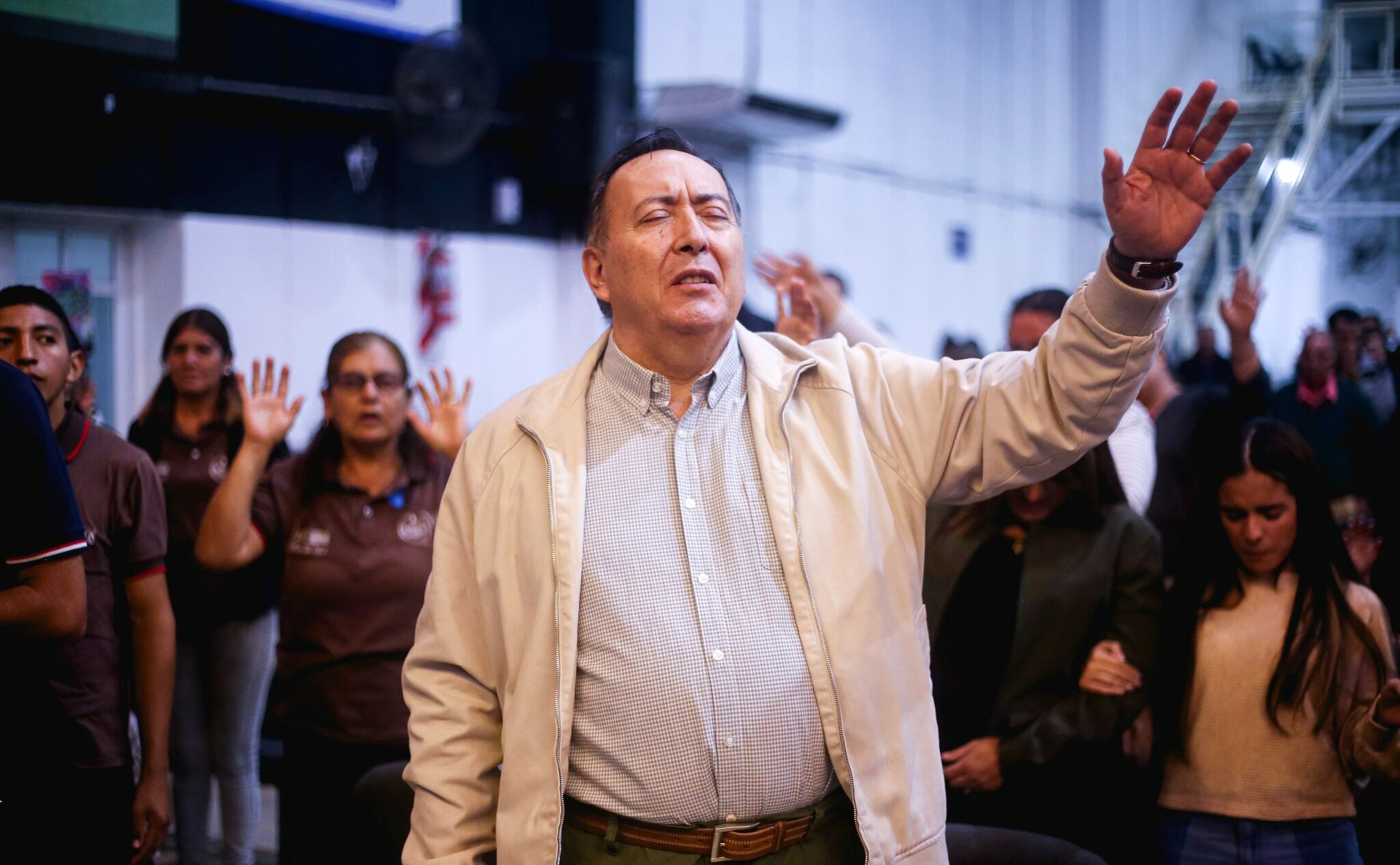 El pastor Jorge Ledesma, líder de la Iglesia Cristiana Internacional de Chaco