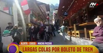 Los turistas que llegaron a