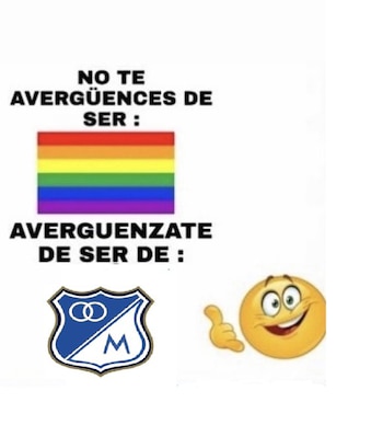 Qué pena ser de Millonarios - crédito redes sociales