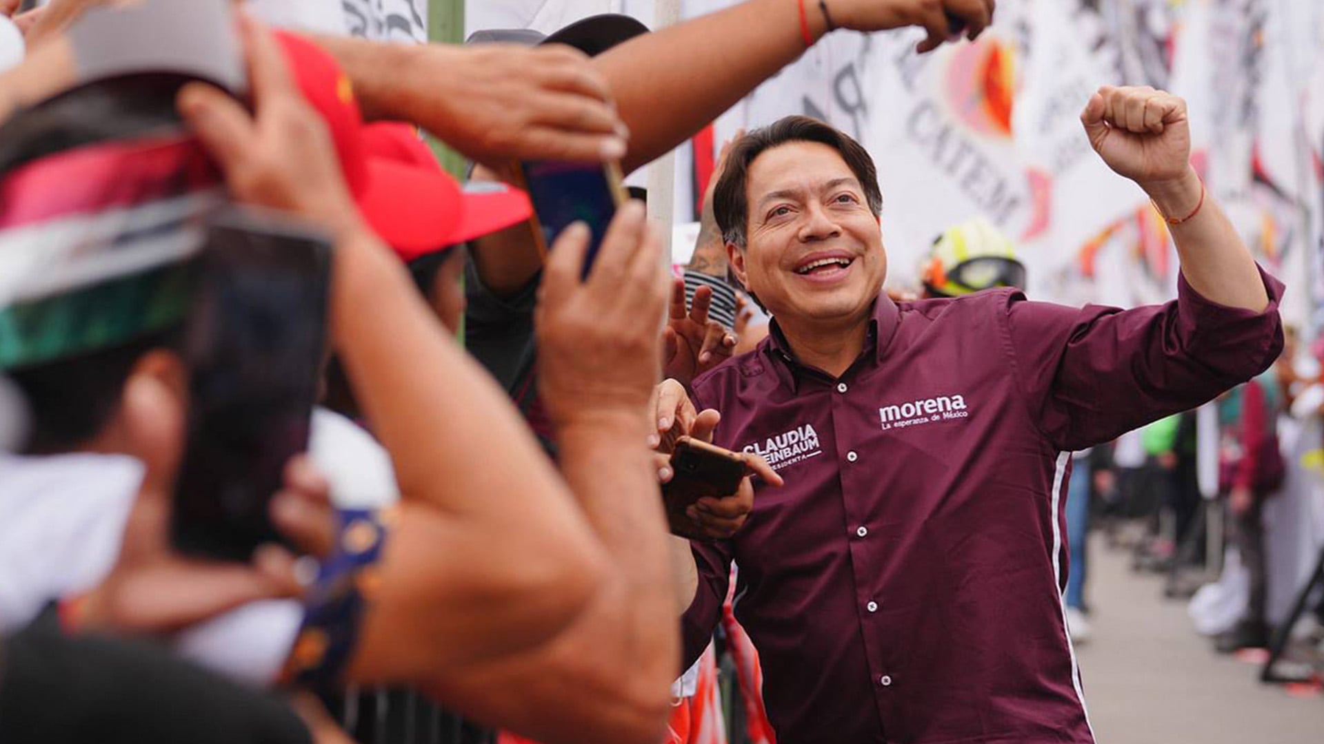Mario Delgado, dirigente nacional de Morena, puso especial énfasis en el trabajo local .(Cortesía Morena).
