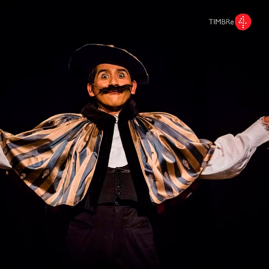 Osqui Guzmán en una de las temporadas de El Bululú
