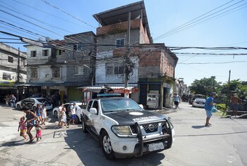 Policías en Jacarezinho (REUTERS/Alexandre Loureiro/Archivo)