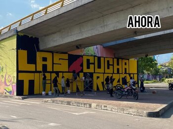 Mural en Ibagué de "las