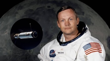 Revelan fotos inéditas del astronauta Neil Armstrong tras el incidente de Gemini 8