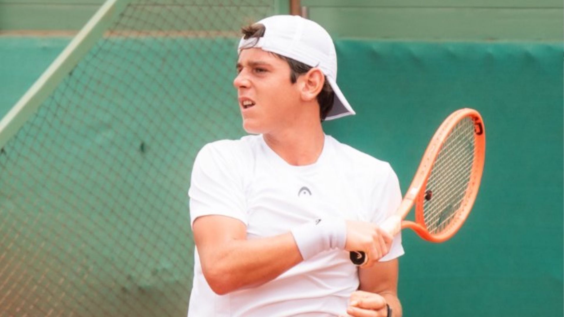 Alessandro Rubini salió airoso en su primera prueba en el US Open 2026. Crédito: X Ariel Fernández.