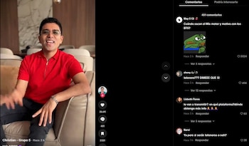 Christian Yaipén invita a los ARMY al streaming party de BTS y confirma que irá a sus conciertos en Lima. Captura: TikTok.