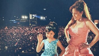 La niña Jackeline apareció junto