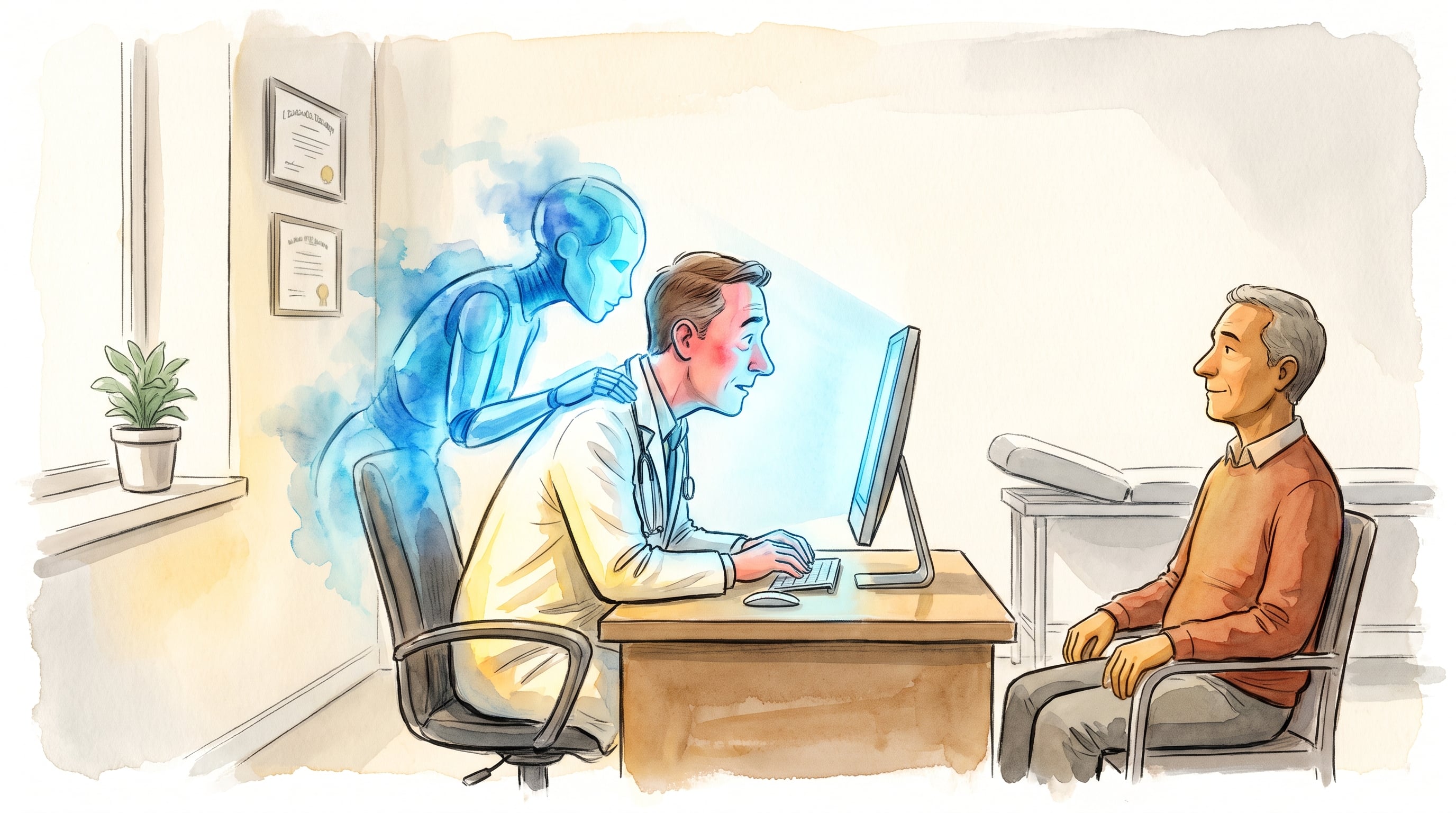 El 72% de los adultos exige que su médico informe si usa inteligencia artificial en su atención médica. (Imagen Ilustrativa Infobae)