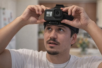 Los participantes en la grabación