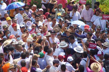 Marcelo Ebrard en Acapulco (Facebook/Luis