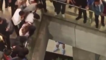 Una persona se cayó del