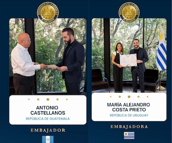 El presidente Nayib Bukele recibió