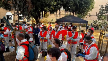 Unos 2.800 voluntarios se despliegan