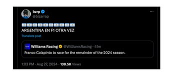 La reacción de Bizarrap tras