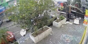 El pequeño negocio quedo calcinado