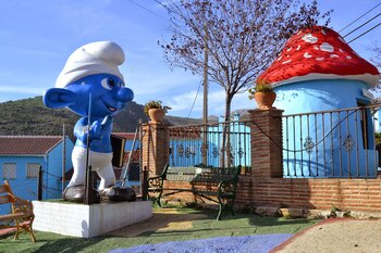 Júzcar, en Málaga (Flickr.com).