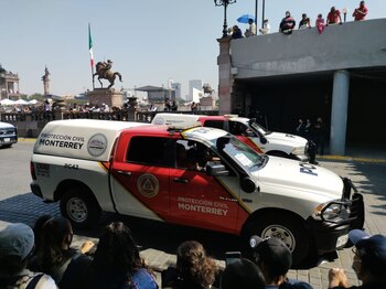 Protección Civil de Monterrey acudió