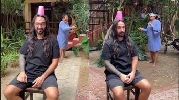 Suegra lanza chancla con los