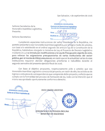 Asamblea evaluará reforma presupuestaria de $97 millones impulsada por el Ejecutivo.
