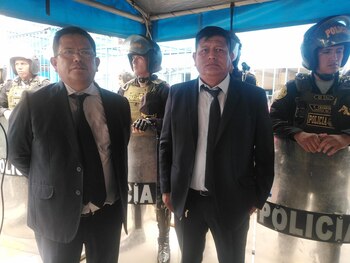 Eduardo Pachas y Walter Ayala,