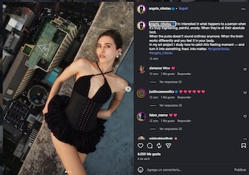 Angela Nikolau toma fotografías artísticas desde las alturas. (Instagram)