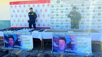 Ejército Nacional ubicó bajo tierra un arsenal de las disidencias en Tolima: habían armas y recibos de extorsión