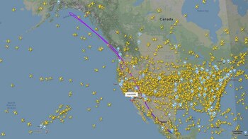 Ruta que tomo el vuelo