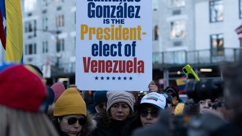 Venezolanos en Nueva York repudian